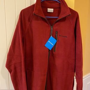 Large Columbia Fast Trek II Full Zip Fleece Jacket